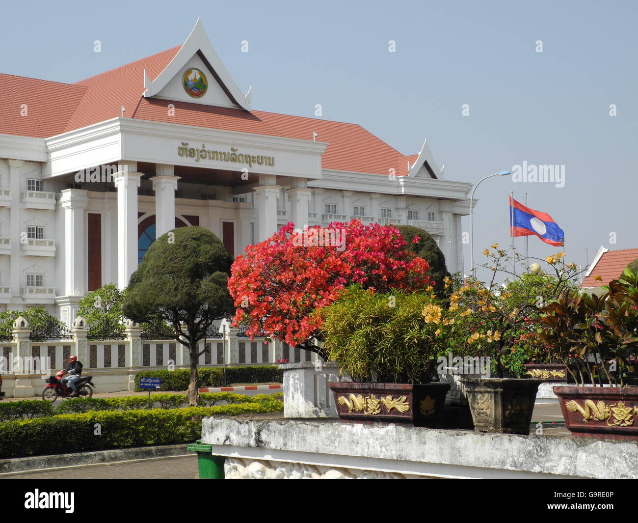 Palazzo del Governatore, Vientiane, provincia Vientiane, Laos, Asia / Vientiane Foto Stock