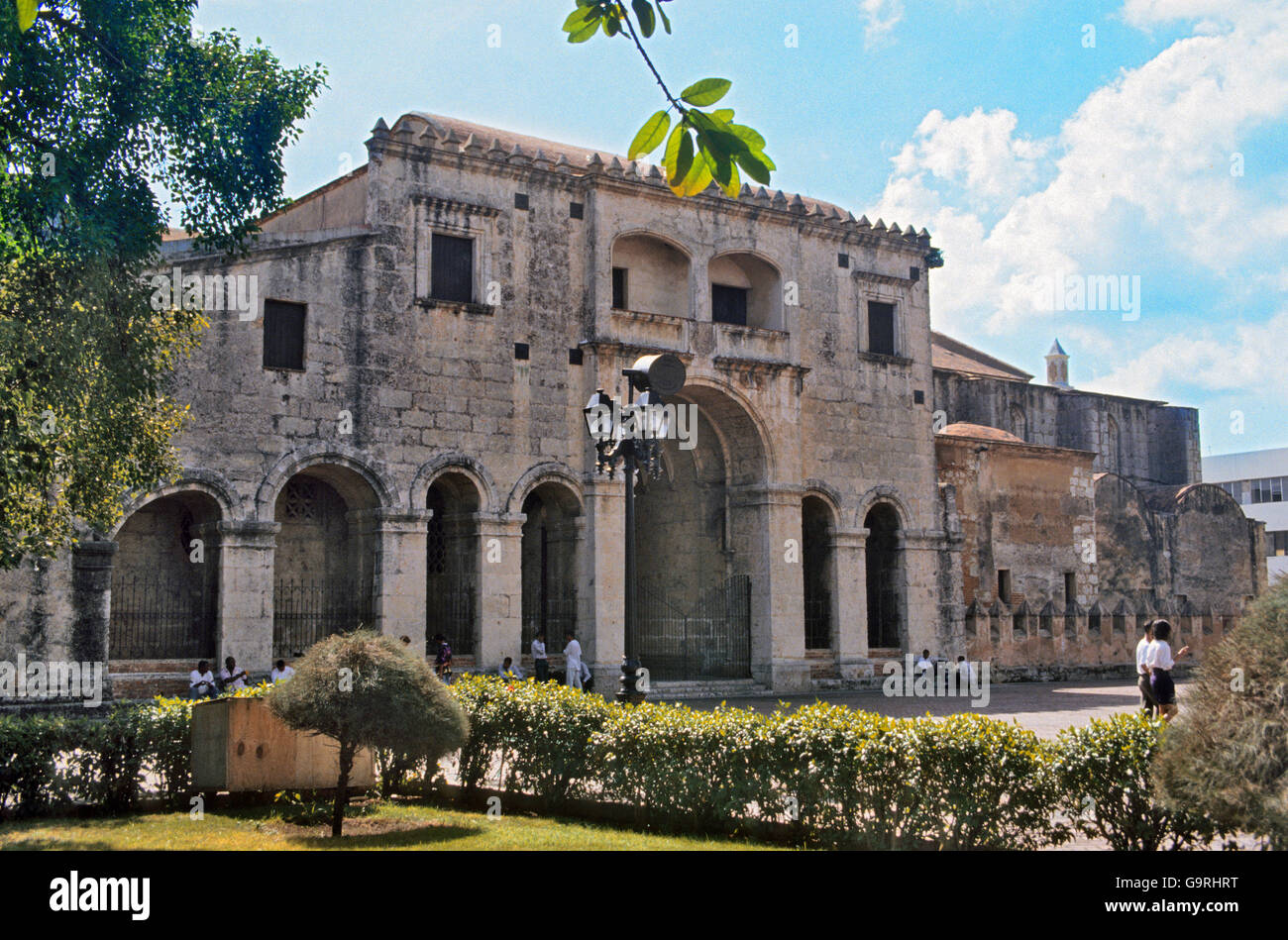 Cattedrale di Santo Domingo, Repubblica Dominicana, Caraibi, America Foto Stock
