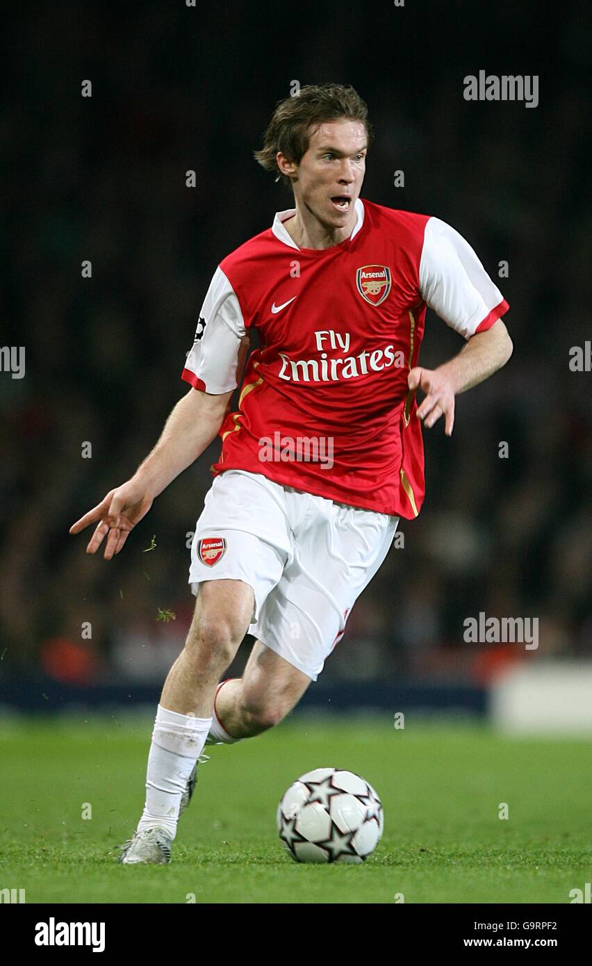 Calcio - UEFA Champions League - prima gara di Knockout - seconda tappa - Arsenal v PSV Eindhoven - Emirates Stadium. Alexander Hleb, Arsenale. Foto Stock