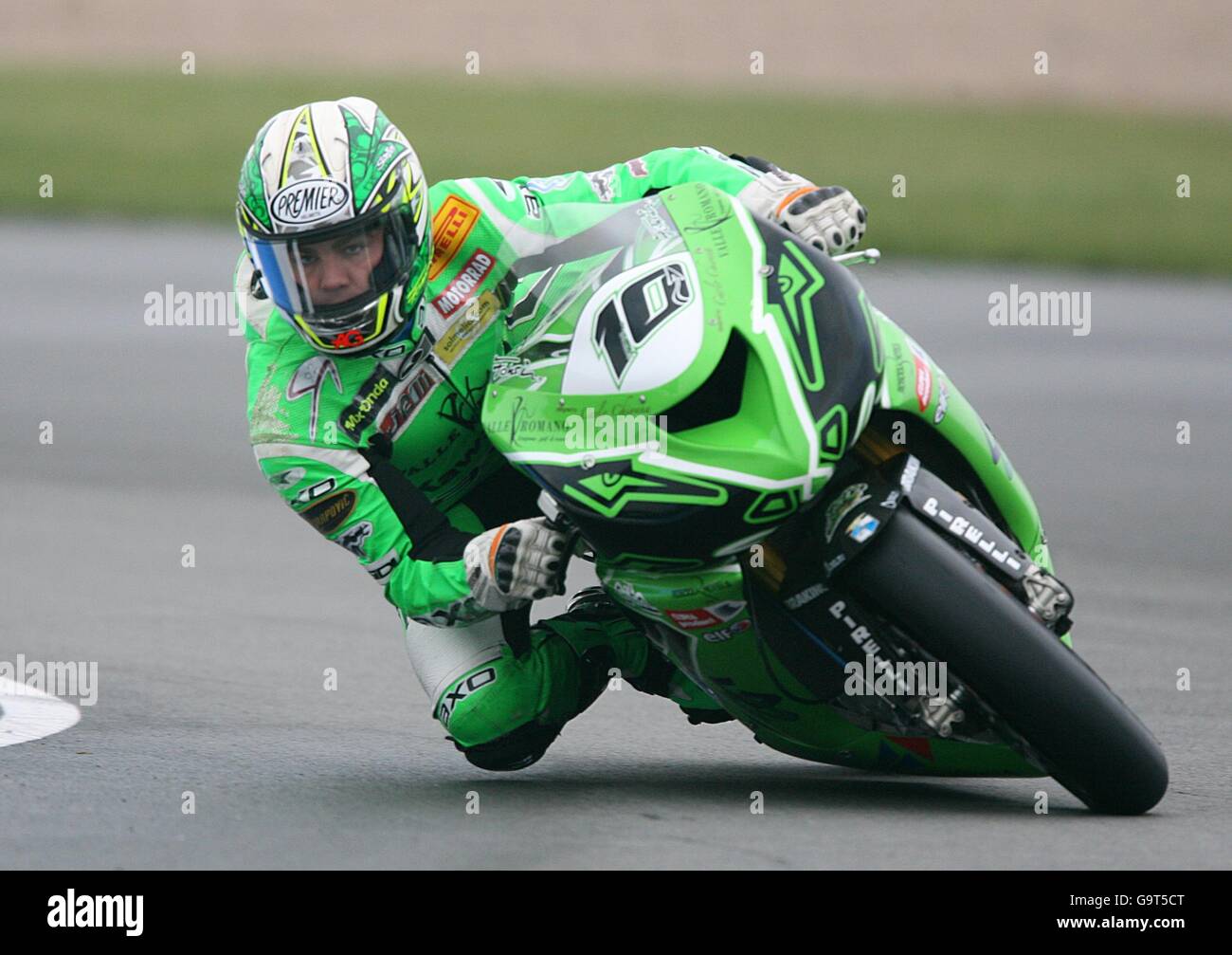 Motociclismo - SBK Superbike World Championship 2007 - Round Three - Donington Park. Spagna Fonsi Nieto, Team Kawasaki PSG-1 Corse Foto Stock