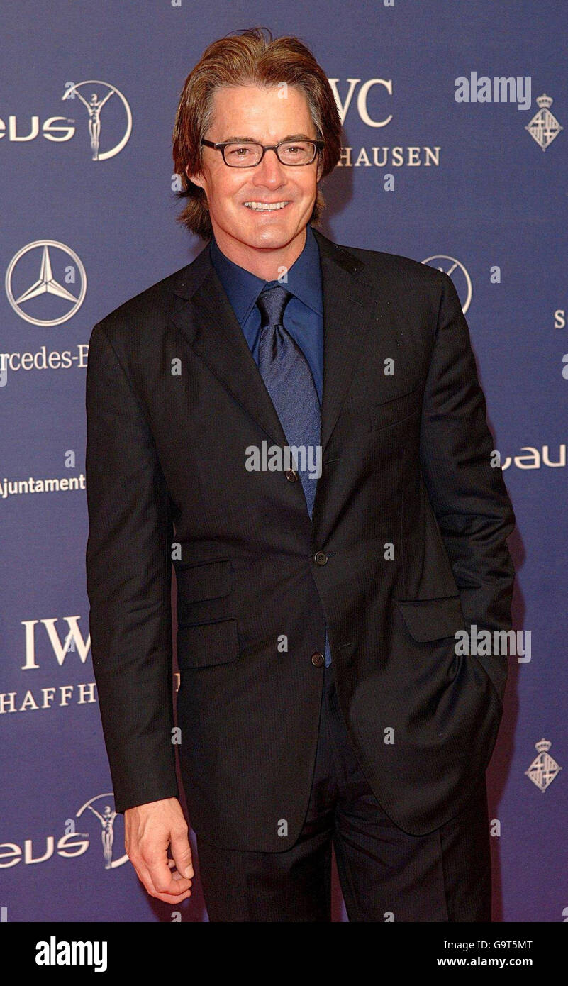 Laureus World Sports Awards - Barcellona. Kyle Maclachlan arriva per i Laureus World Sports Awards, al Palau Sant Jordi, a Barcellona, in Spagna. Foto Stock