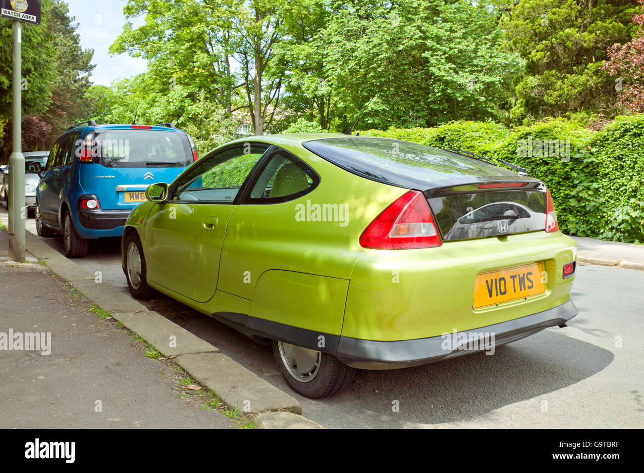 Honda Insight, completamente elettrico ibrido formato metà berlina Foto Stock