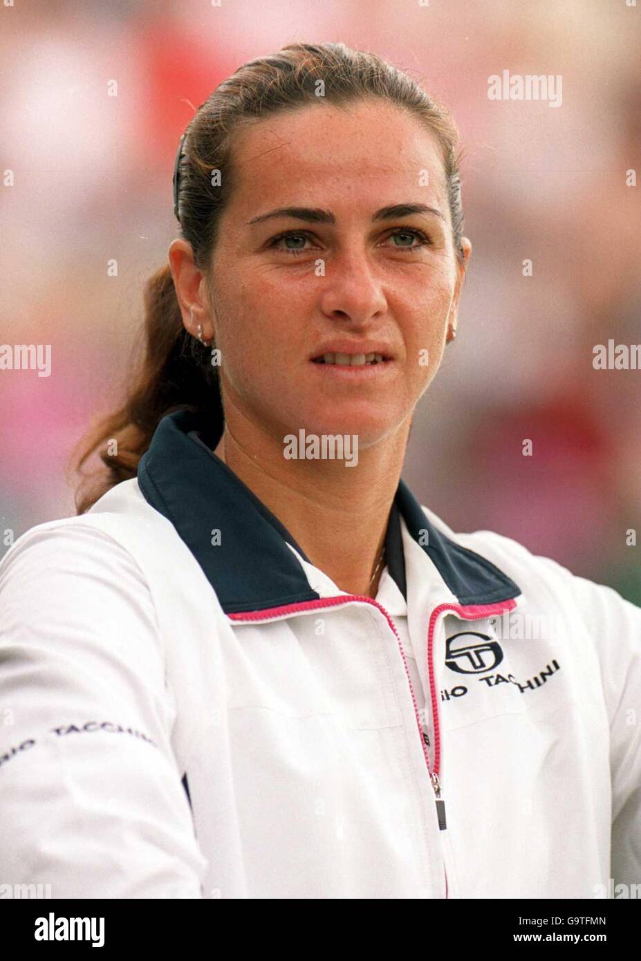 Tennis - Wimbledon 2001 - terzo turno. Silvia farina Elia Foto Stock