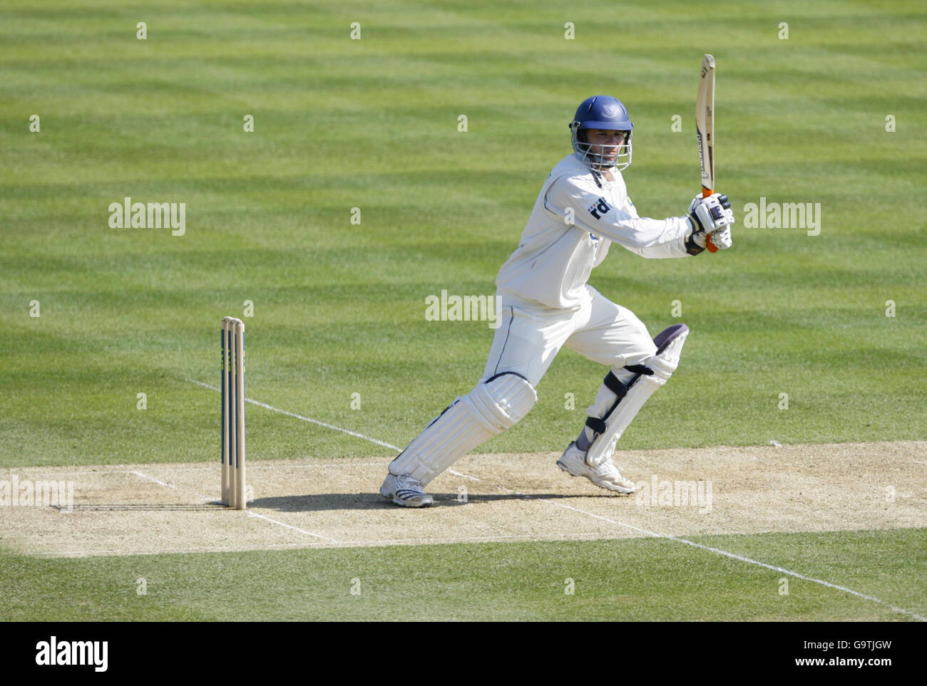 Cricket - Liverpool Victoria County Championship - Division One - Giorno 2 - Sussex squali v Kent Spitfires - County Cricket G... Foto Stock