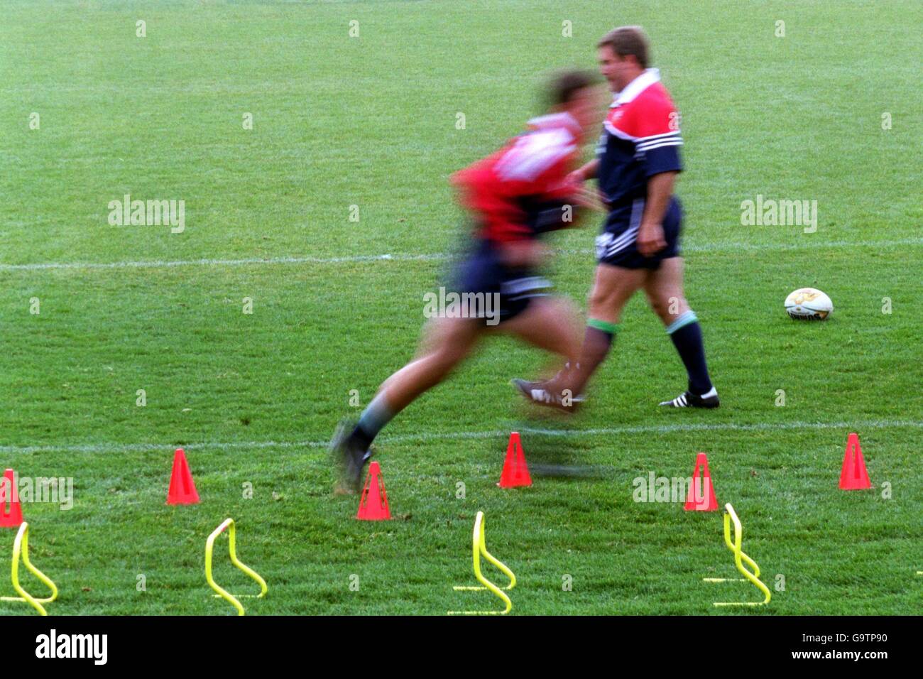 Internazionale di Rugby Union - British Lions Tour di Australia - Formazione Canberra Foto Stock