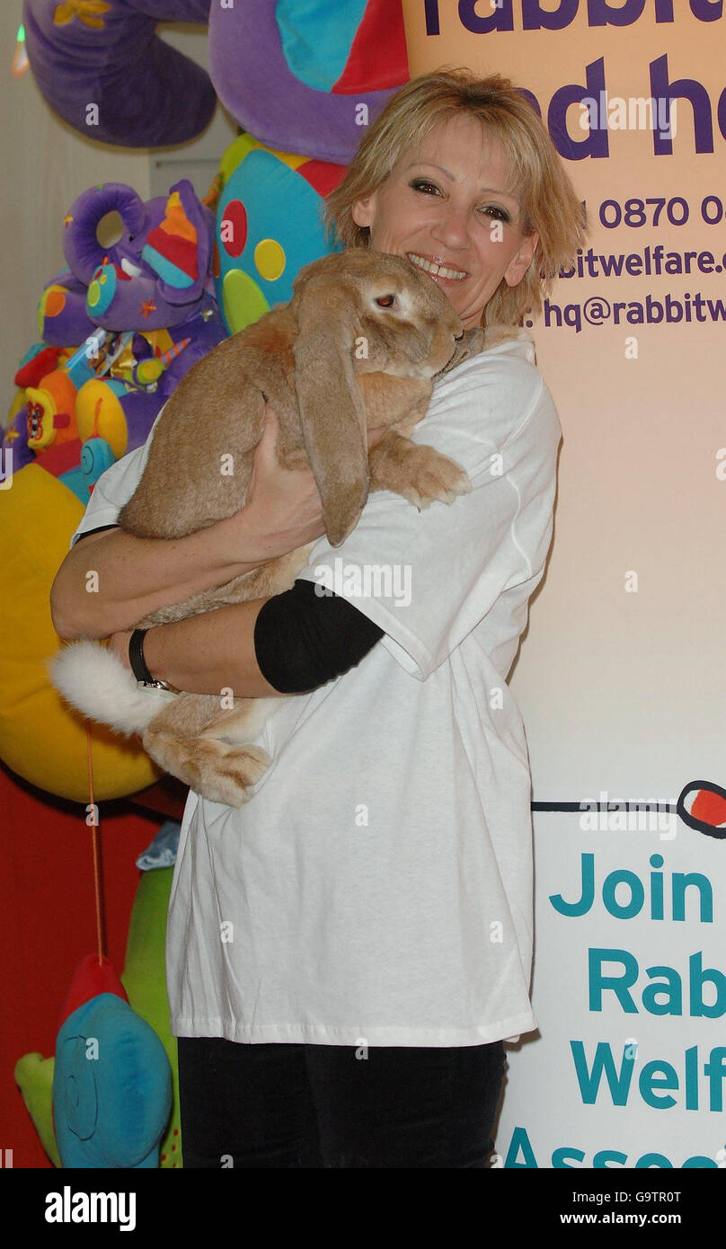 Ingrid Tarrant lancia la Pasqua a Hamleys - Londra Foto Stock