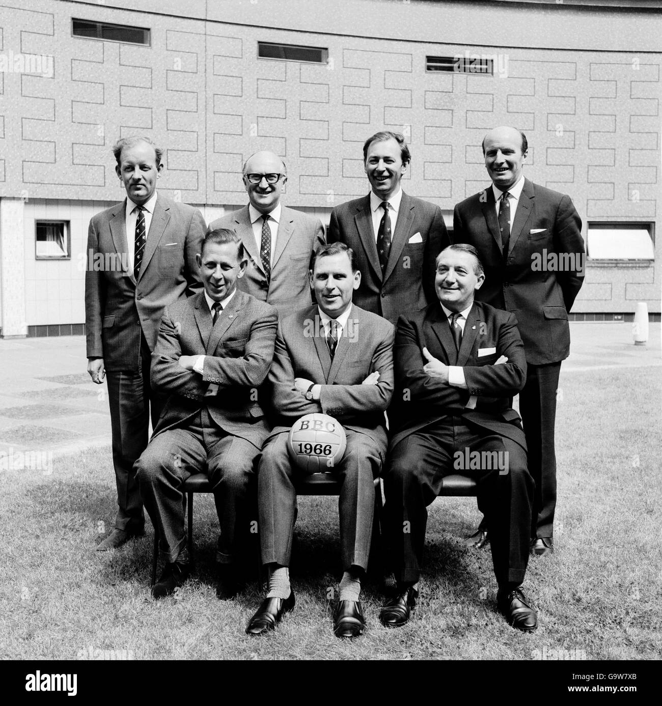 Calcio - Coppa del Mondo di Calcio 1966 - BBC Team di commento Foto Stock