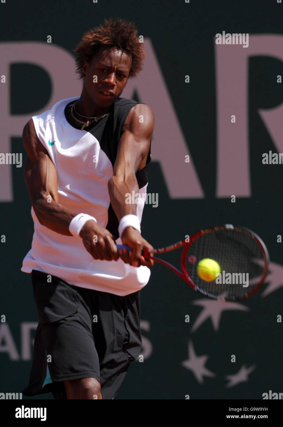 Tennis - ATP Masters Series - Monte Carlo. Gael Monfils, Francia Foto Stock