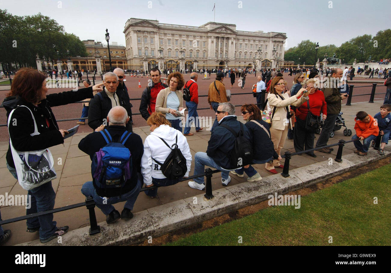 Immagine di stock di Buckingham Palace Foto Stock