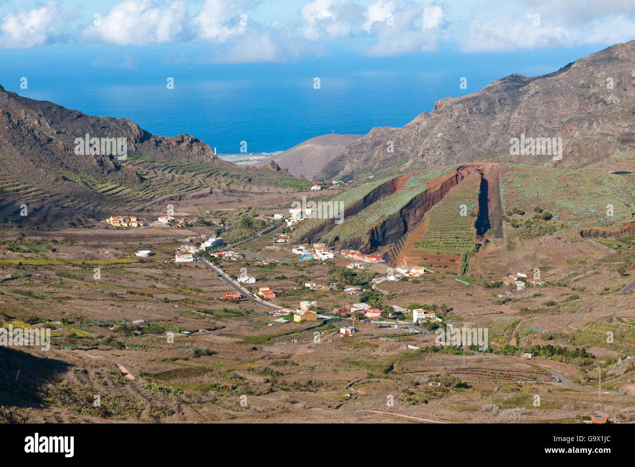 Vulcan hill El Palmar, Tenerife Spagna Isole Canarie, Europa Foto Stock
