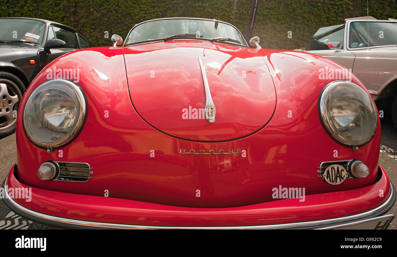 Oldtimer Porsche 356 autovettura convertibile, classic car, sportscar Foto Stock