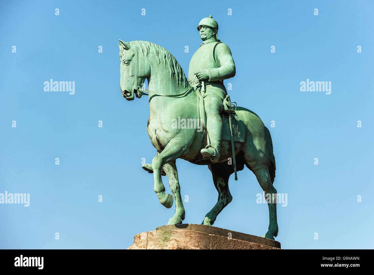 Statua di Otto von Bismarck, Brema Foto Stock