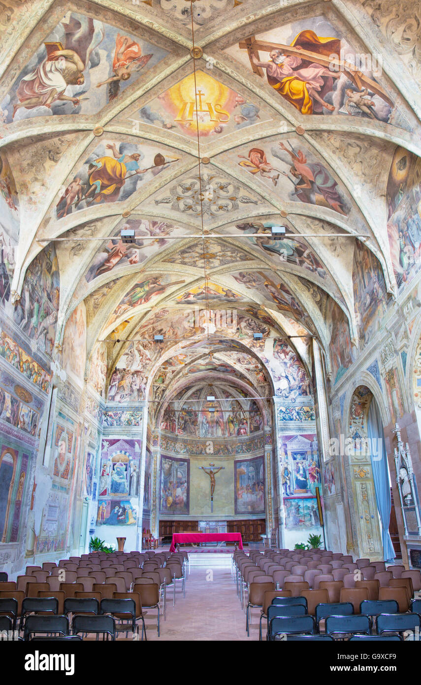 BRESCIA, Italia - 21 Maggio 2016: La Chiesa del Santissimo Corpo di Cristo. Foto Stock