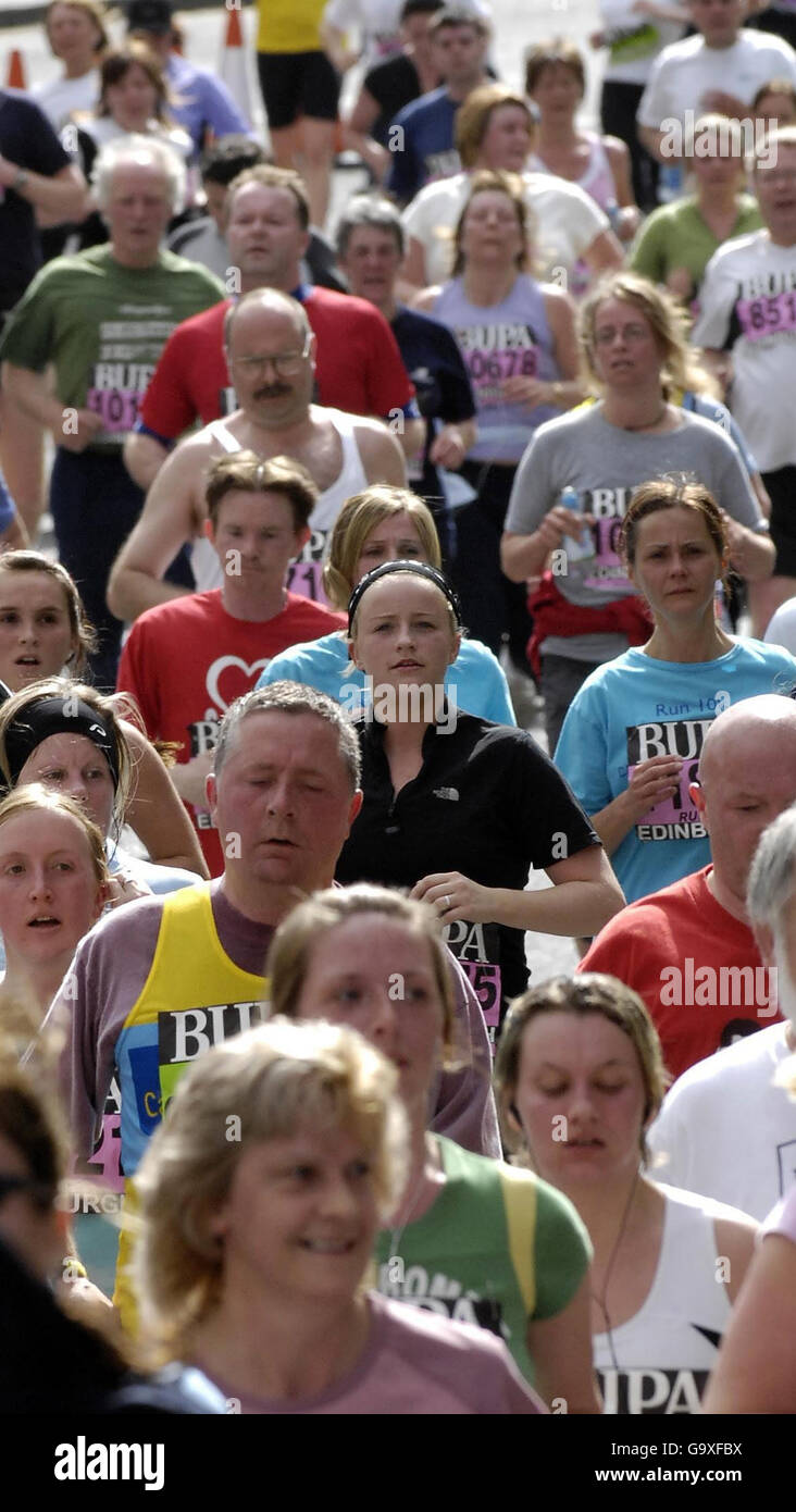 Atletica - BUPA grande esecuzione di Edimburgo - Edimburgo Foto Stock