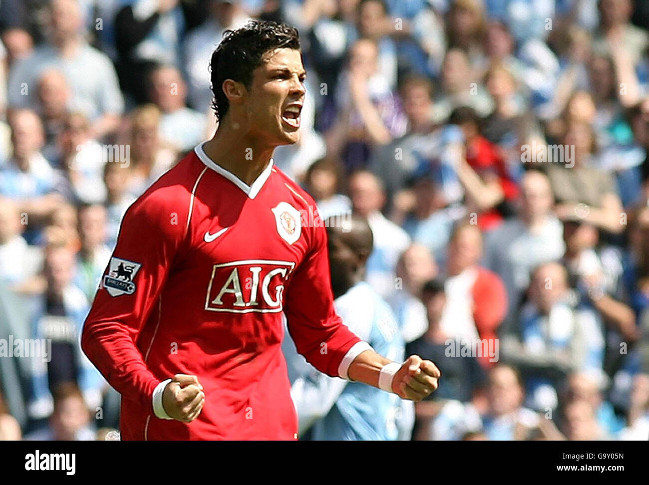 Calcio - FA Barclays Premiership - Manchester City V Manchester United - City of Manchester Stadium Foto Stock