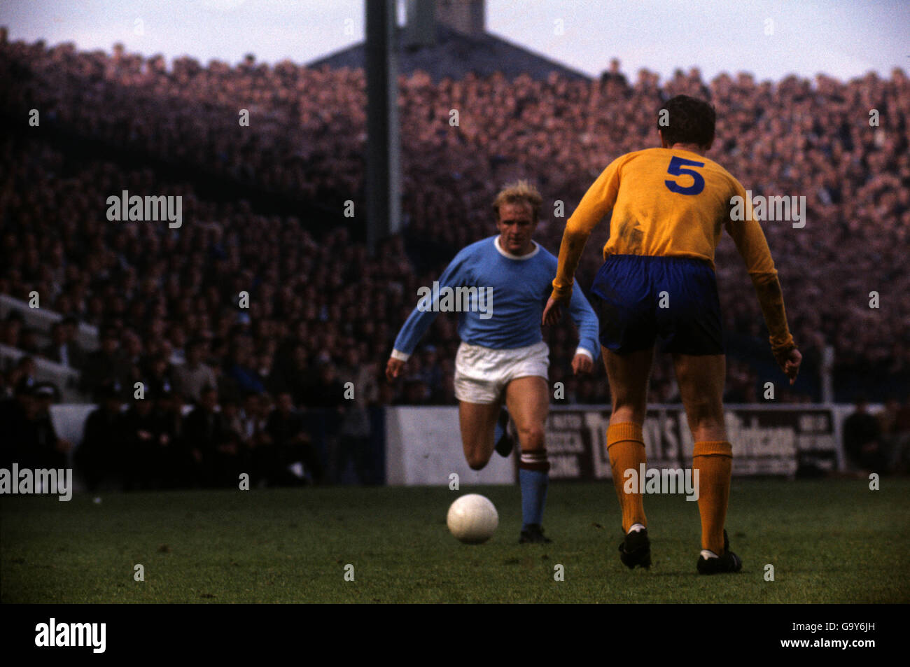 Soccer League Division One - Manchester City v Everton - Maine Road Foto Stock