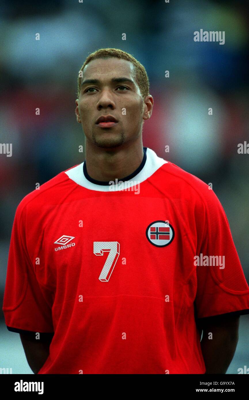 Calcio - Internazionale amichevole - Norvegia / Turchia. John Carew, Norvegia Foto Stock