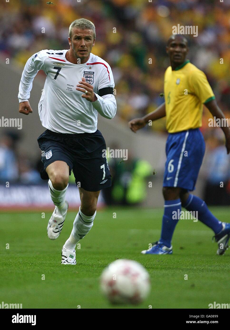 Calcio - amichevole internazionale - Inghilterra v Brasile - Wembley Stadium Foto Stock