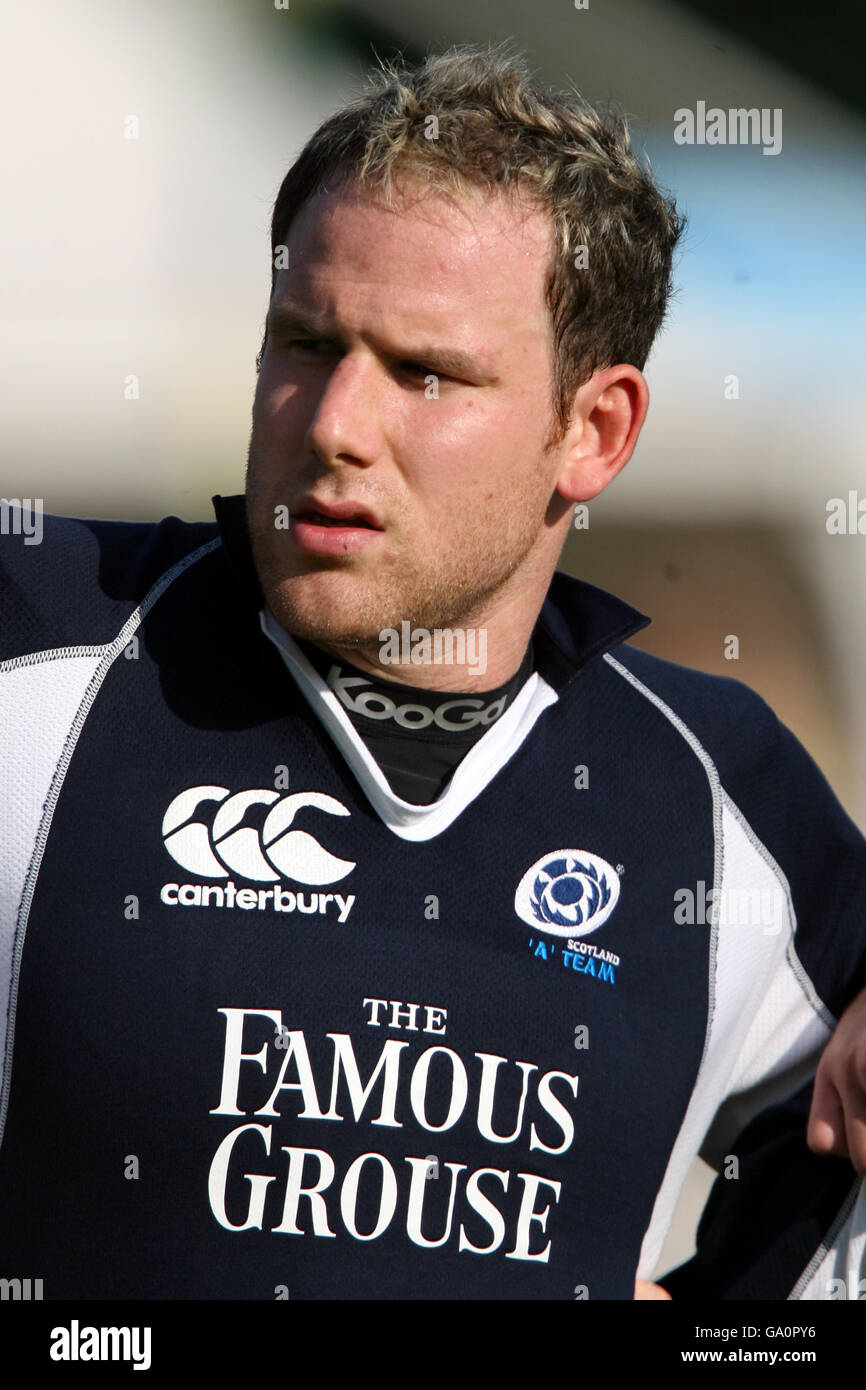 Rugby Union - Barclays Churchill Cup - Scozia / USA - Henley RFC. Robbie Kydd, Scozia A. Foto Stock