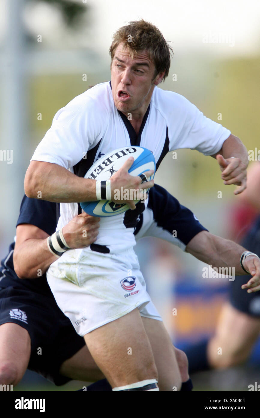 Rugby Union - Barclays Churchill Cup - Scozia / USA - Henley RFC. Chris Wyles, Stati Uniti Foto Stock
