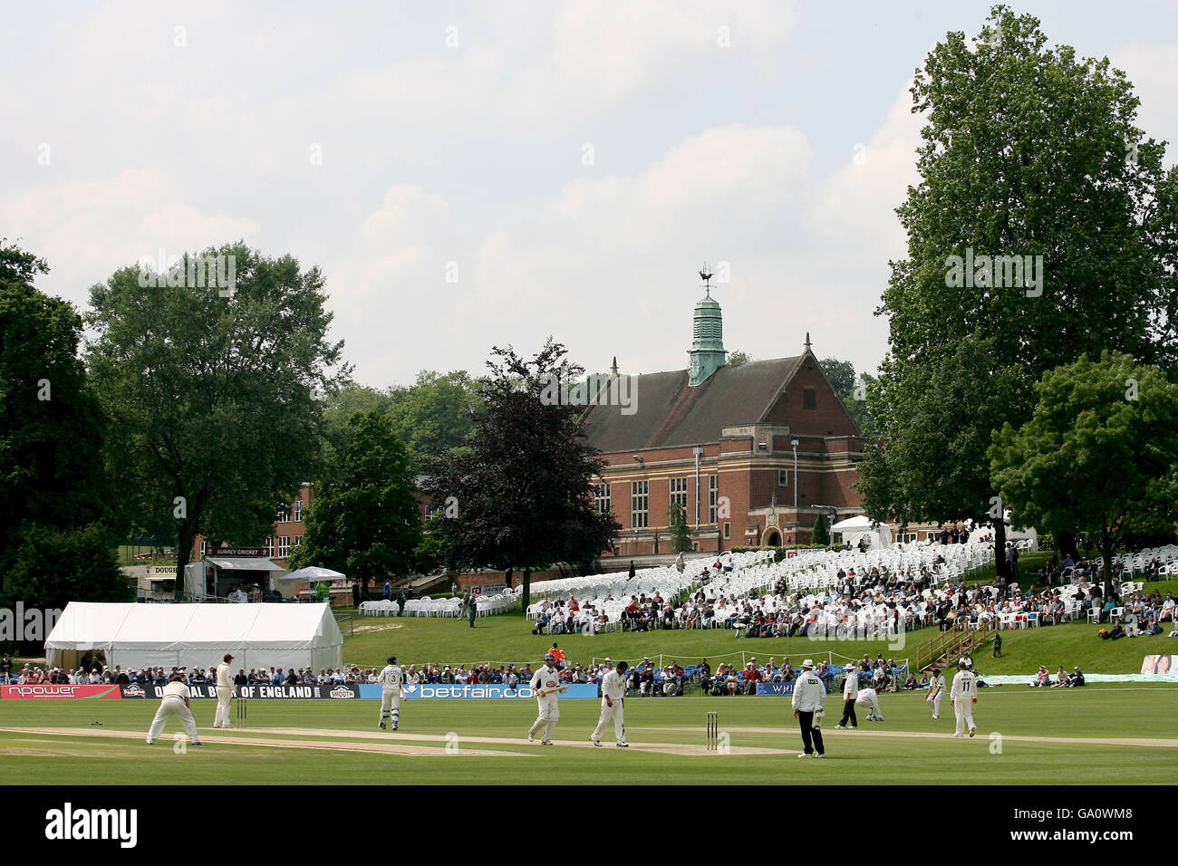 Cricket - Liverpool Victoria County Championship - Divisione uno - Surrey v Kent - Whitgift School. Surrey contro Kent alla Whitgift School Foto Stock