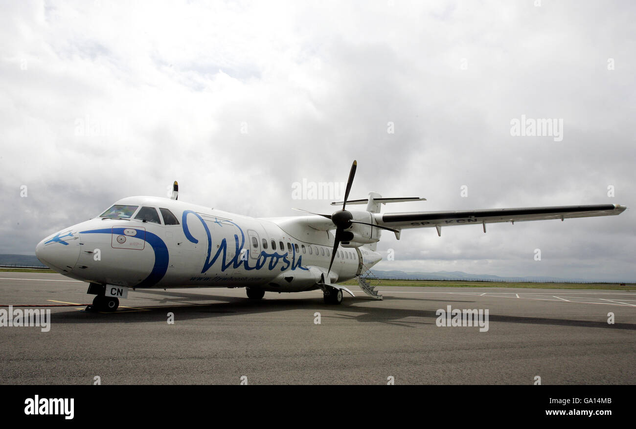 Alex Salmond viaggi di Ulster Foto Stock