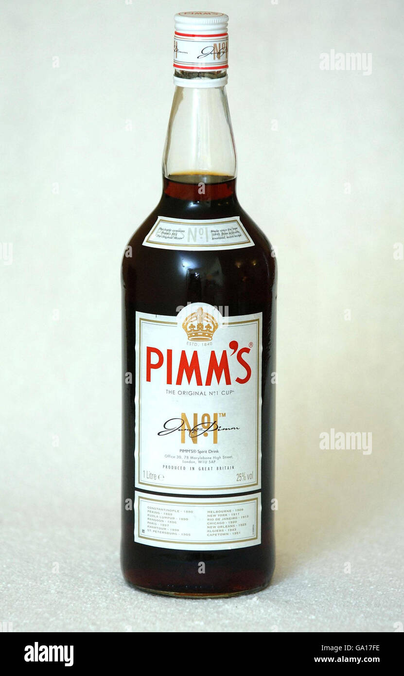 Il Pimm's stock foto Foto Stock