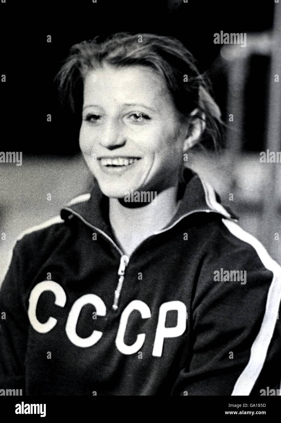 Ginnastica - Campionati del mondo - piscina di Wembley. Olga Korbut, URSS Foto Stock