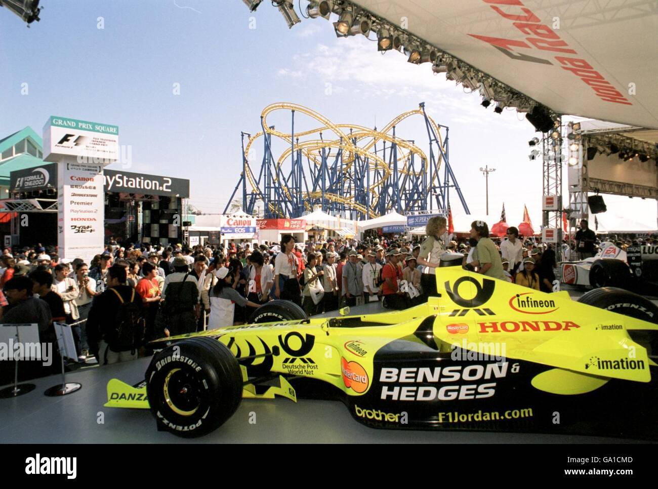 Formula uno Motor Racing - Gran Premio del Giappone - gara. Suzuka Trade e Funfair Foto Stock