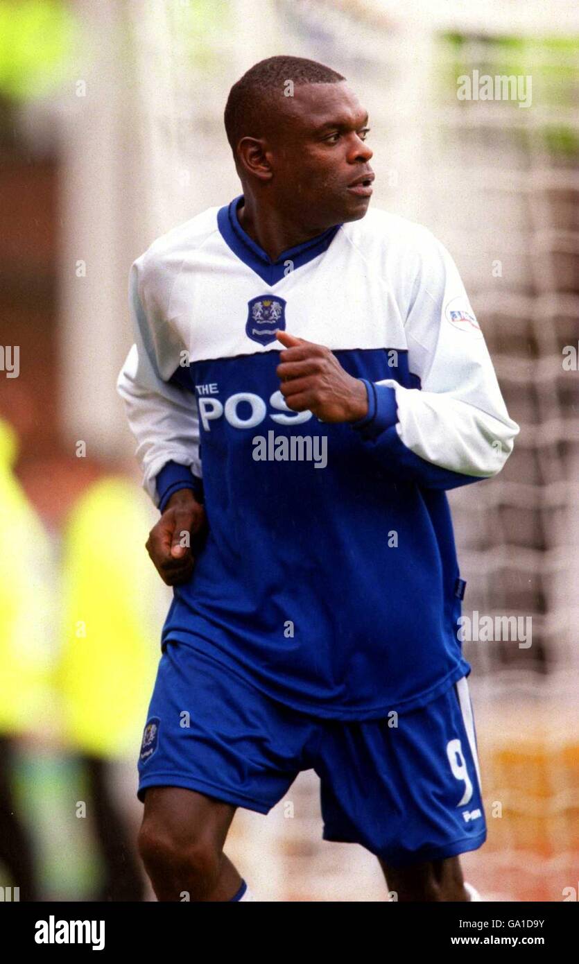 Calcio - Nationwide League Divisione due - Peterborough United contro Northampton Town. Andy Clarke, Peterborough United Foto Stock