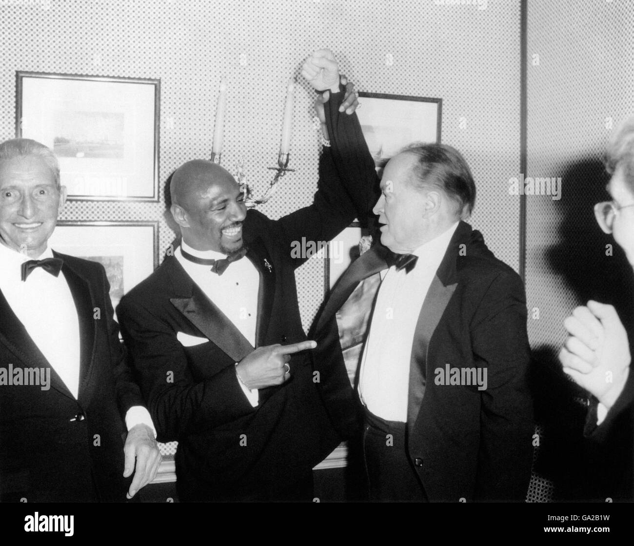 Boxing - Marvin Hagler a Bob Hope's ottantaduesima festa di compleanno Foto Stock