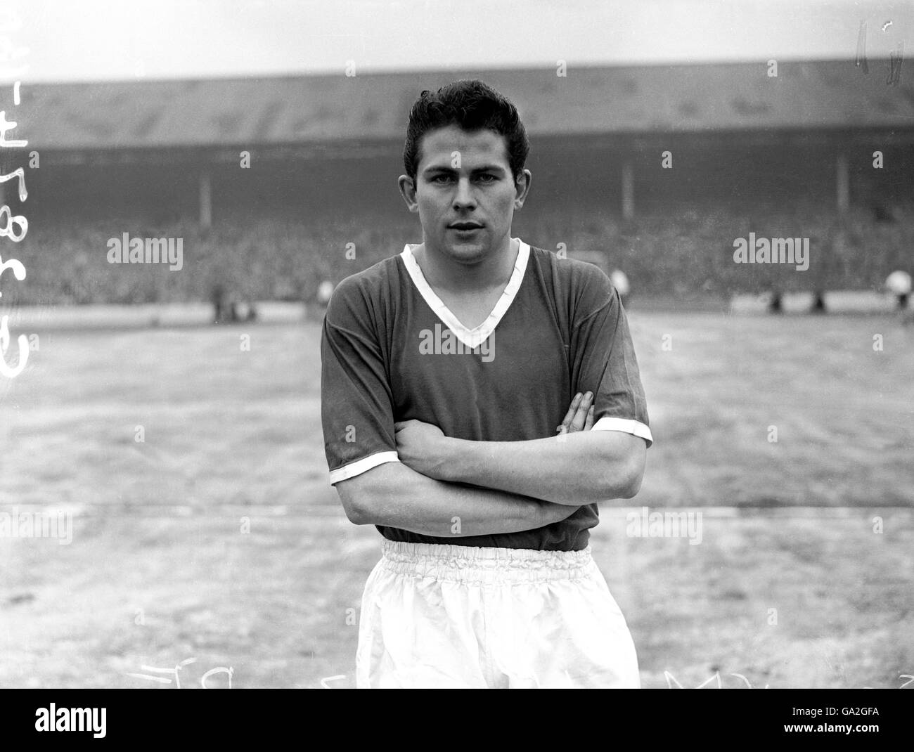 Calcio - Lega Calcio Divisione 1 - Tottenham Hotspur v Manchester United. Wilf McGuinness, Manchester United Foto Stock