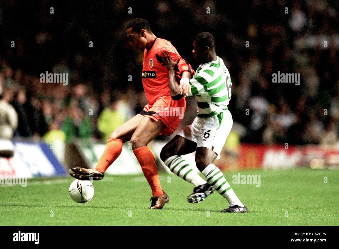 Calcio - Coppa UEFA - Terzo Round - Seconda tappa - Celtic v Valencia Foto Stock