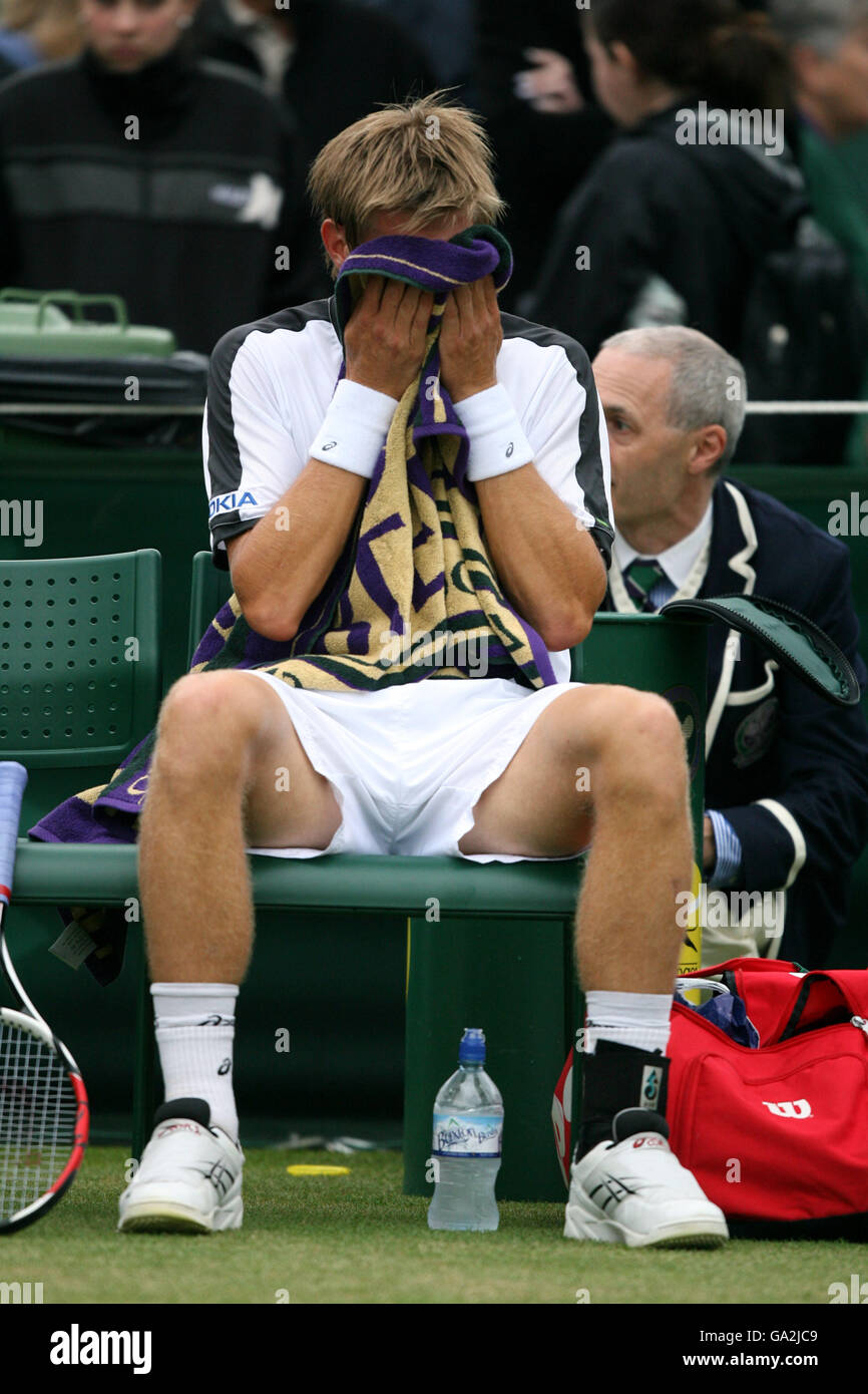 Tennis - campionati di Wimbledon 2007 - Giorno Sette - Tutti i Club in Inghilterra Foto Stock