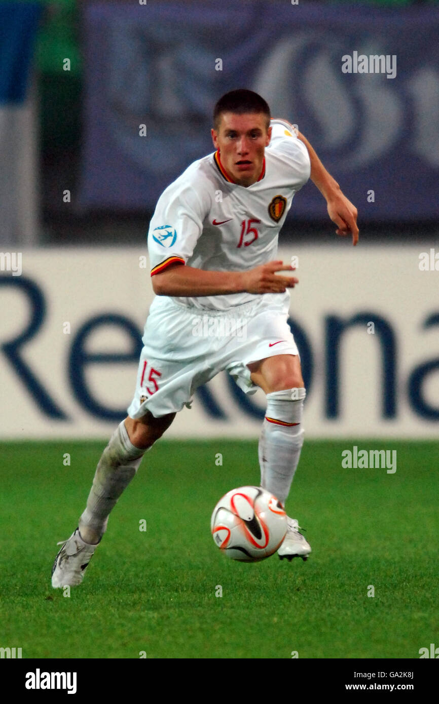 Soccer - UEFA Under 21 Championship - Portogallo v Belgio - Euroborg Stadium Foto Stock