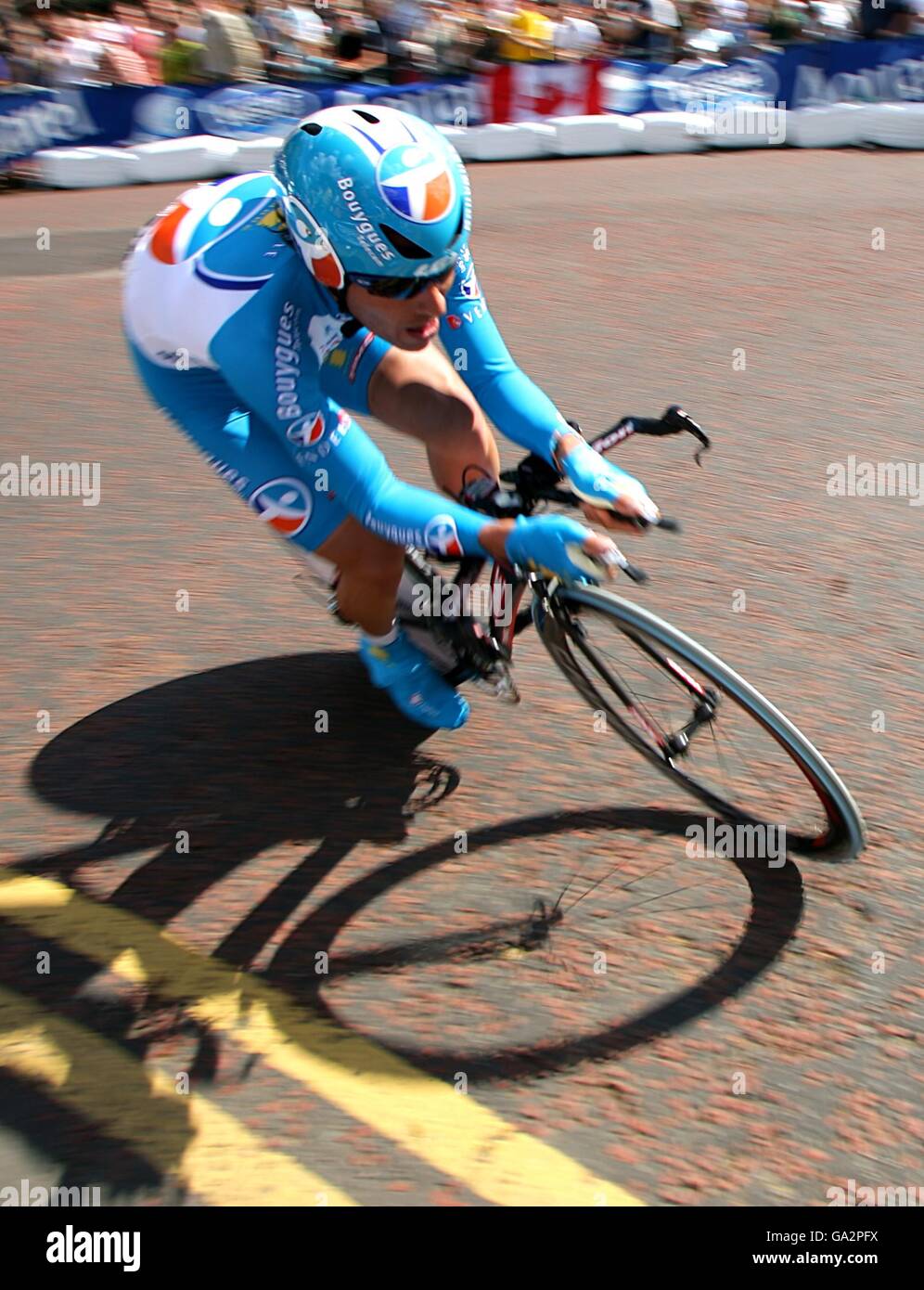 Ciclismo - Tour de France - Prologue - Londra. Spagnolo Xavier Florencio del team Bouygues Telecom Foto Stock