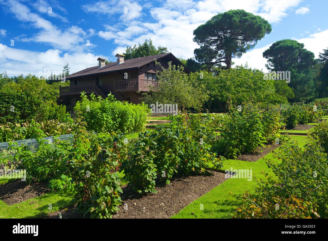 Swiss Cottage, Osborne House, ex residenza reale, costruito 1845-1851 per la Regina Victoria Prince Albert, East Cowes Isola di Wight Foto Stock