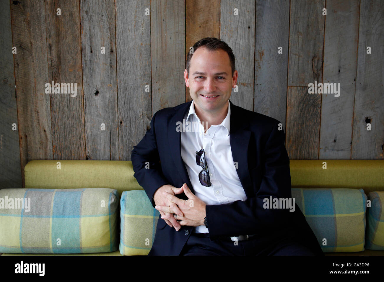 Ben Collins ex Stig in TV BBC Top Gear Foto Stock