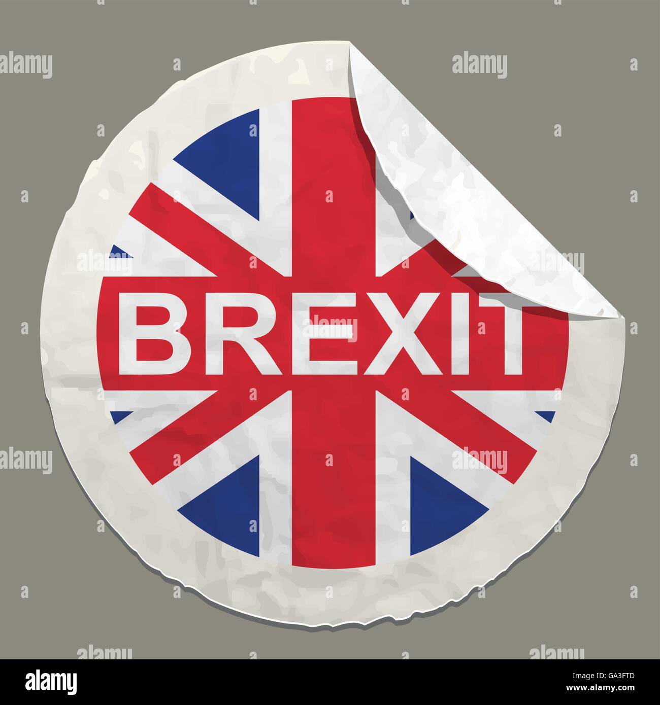 Brexit British referendum concept Illustrazione Vettoriale