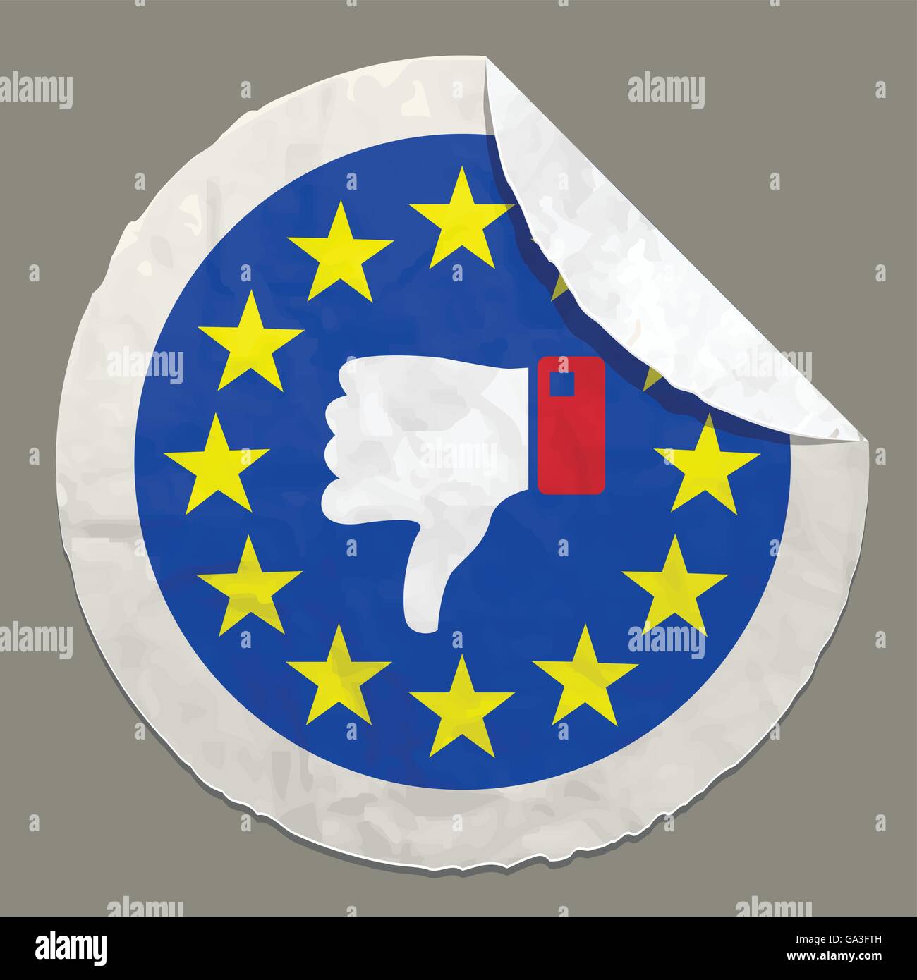 Brexit British referendum concept Illustrazione Vettoriale