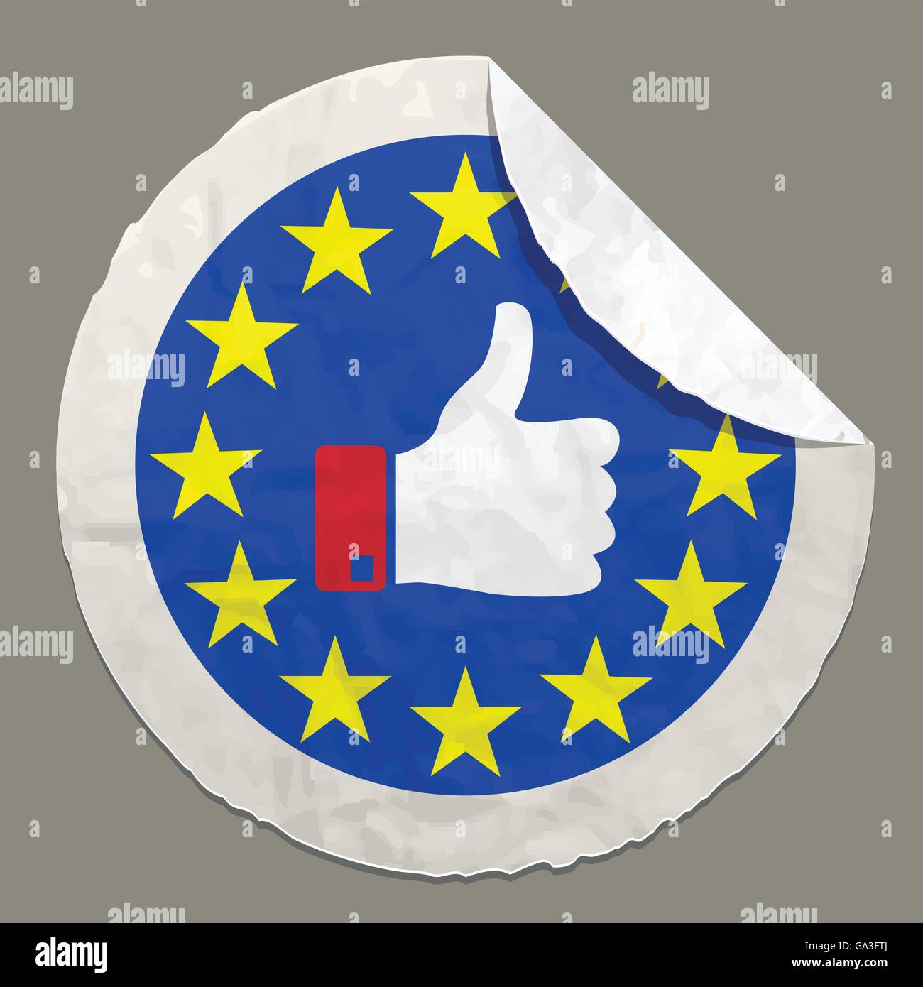 Brexit British referendum concept Illustrazione Vettoriale
