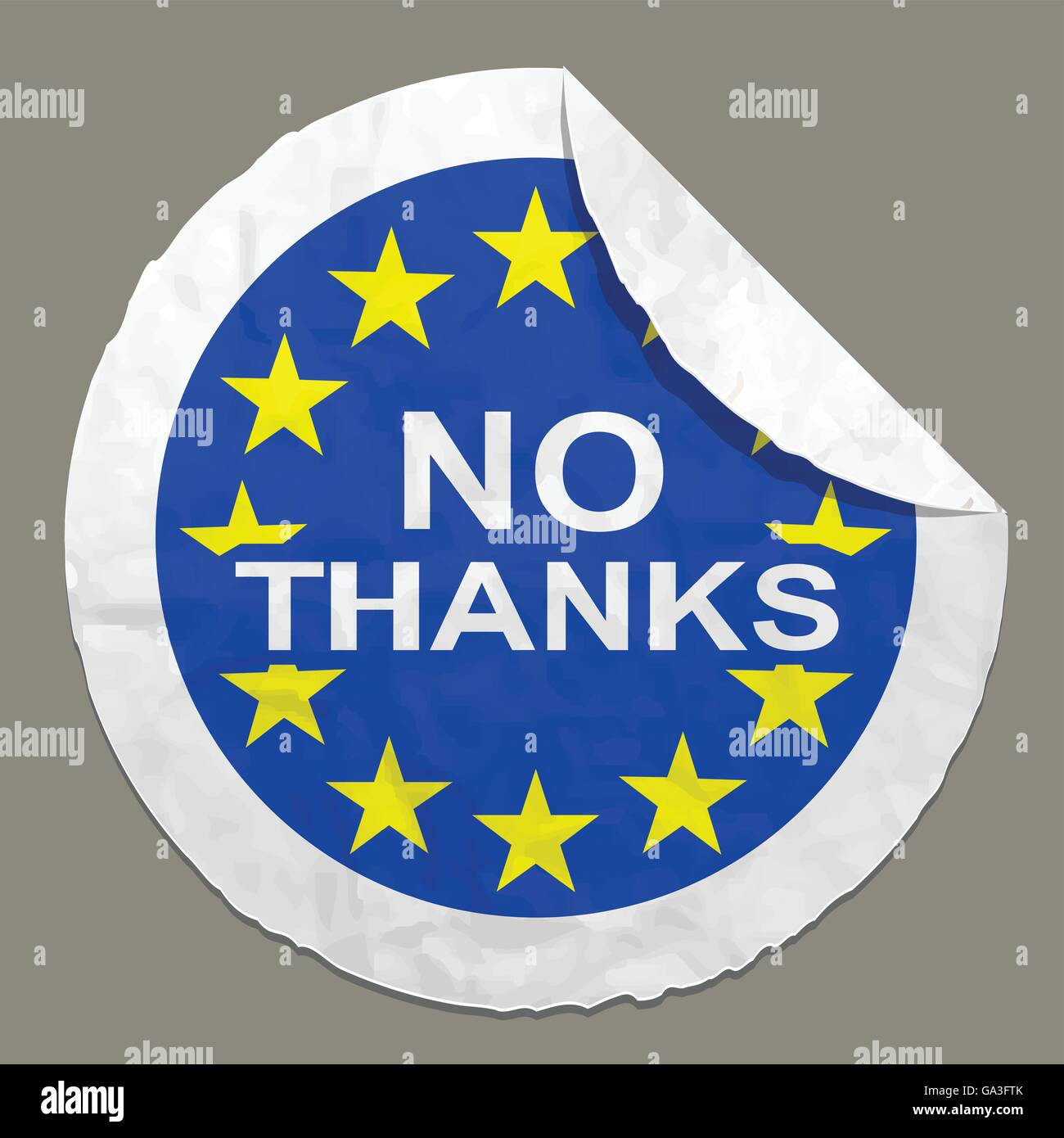 Brexit British referendum concept Illustrazione Vettoriale