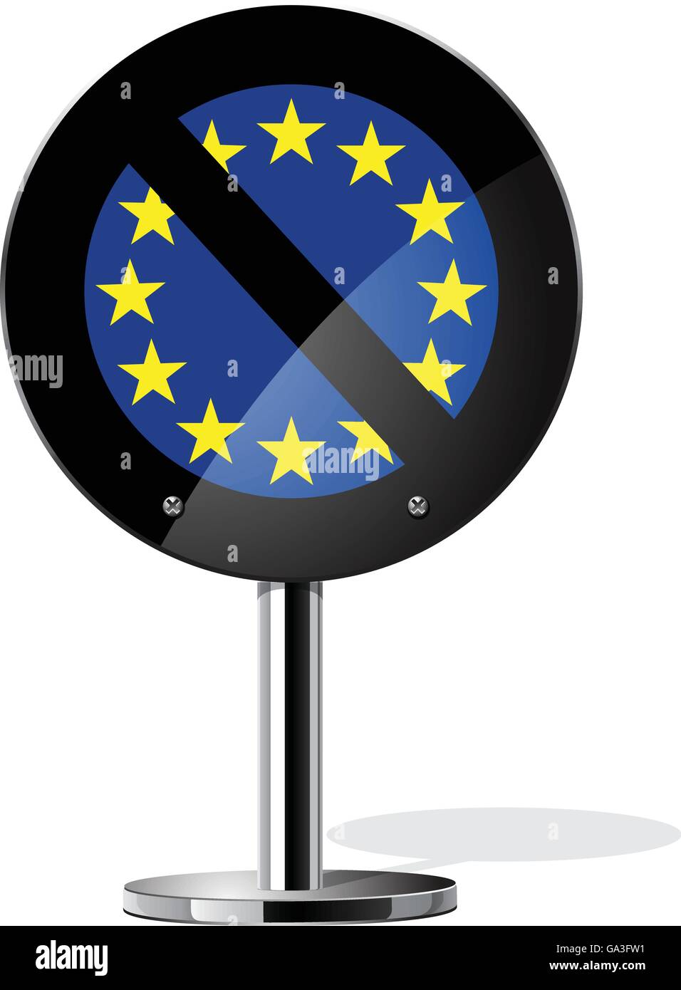 Brexit British referendum concetto segno Illustrazione Vettoriale