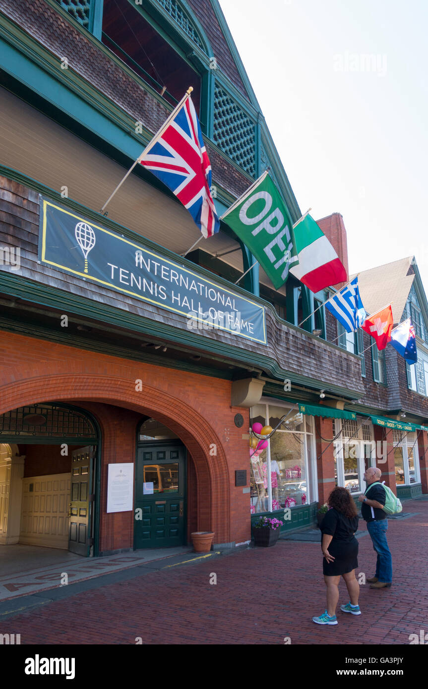 International Tennis Hall of fame Newport Rhode Island Foto Stock