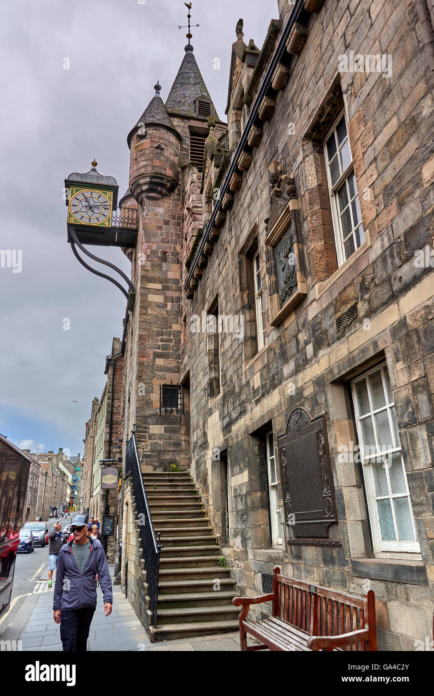 Il popolo della storia museo è un museo nel centro storico di Edimburgo Foto Stock