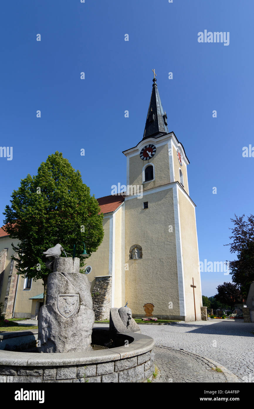 S. Osvaldo Chiesa Austria Niederösterreich, Bassa Austria Waldviertel Foto Stock