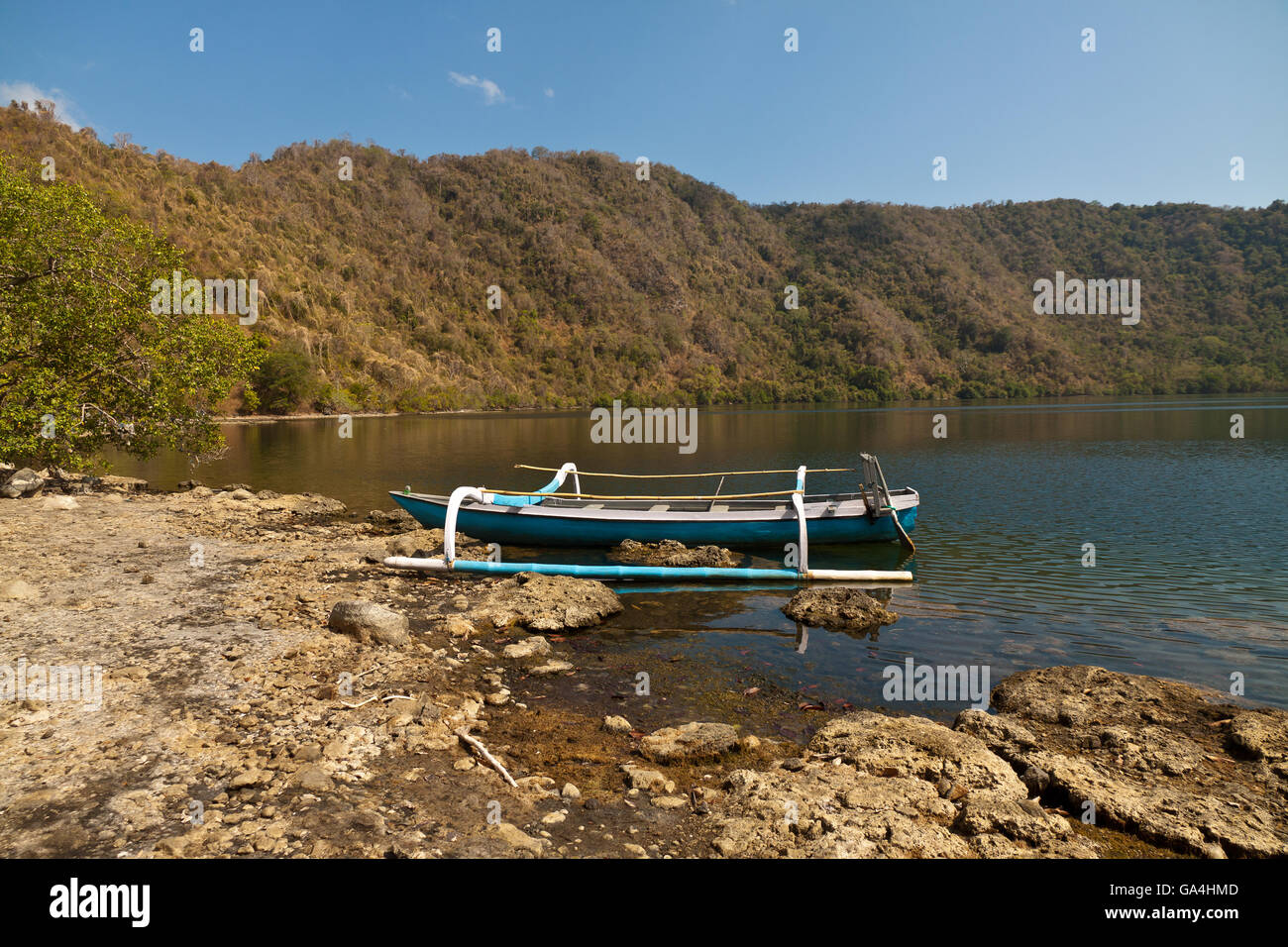 Pulau Satonde in Indonesia Foto Stock