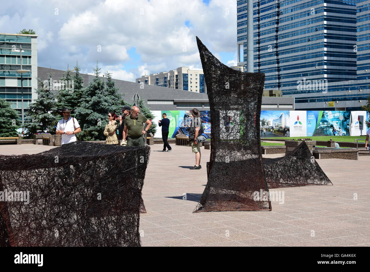 Astana Arte Fest 2016 Energia umana per Expo 2017 a Astana, Kazakistan, nel luglio 2016 Foto Stock