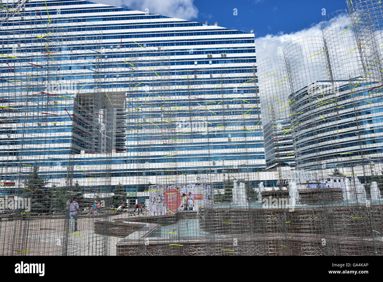 Astana Arte Fest 2016 Energia umana per Expo 2017 a Astana, Kazakistan, nel luglio 2016 Foto Stock