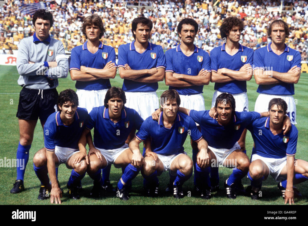 Calcio - Coppa del Mondo di Spagna 82 - GRUPPO C - Brasile v Italia Foto Stock